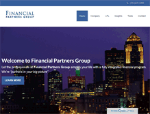 Tablet Screenshot of financialpartnersgroup.net